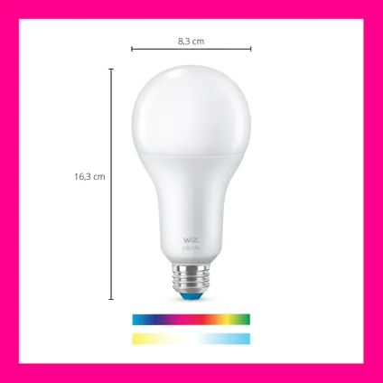 Ampoule LED intelligente WiZ E27 18.5W 9