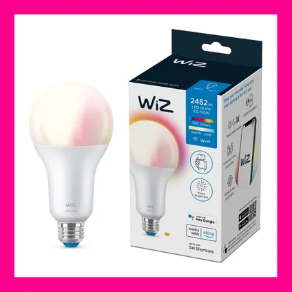 Ampoule LED intelligente WiZ E27 18.5W 10