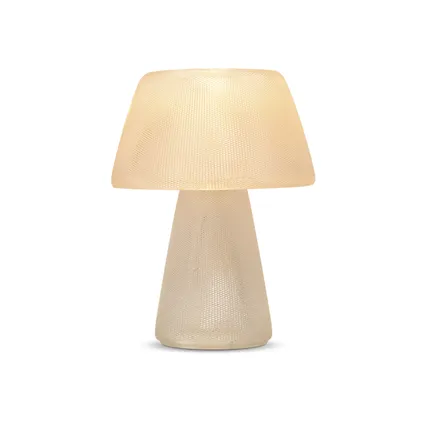 Lampe de table Philips 3D Voila One Knit blanc ⌀21,4cm E27