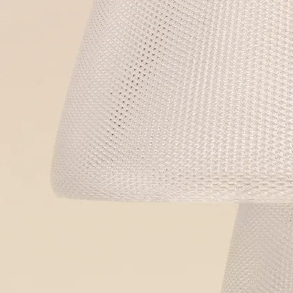 Lampe de table Philips 3D Voila One Knit blanc ⌀21,4cm E27 2