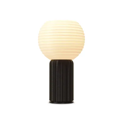 Lampe de table Philips 3D Pillar One Flute noir ⌀21,4cm E27