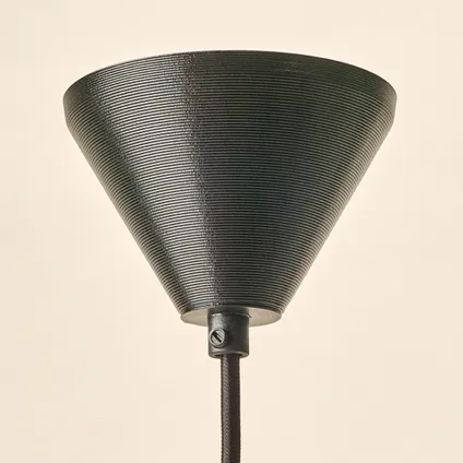 Philips hanglamp 3D Pjure Three Plisse L zwart ⌀40cm E27 6