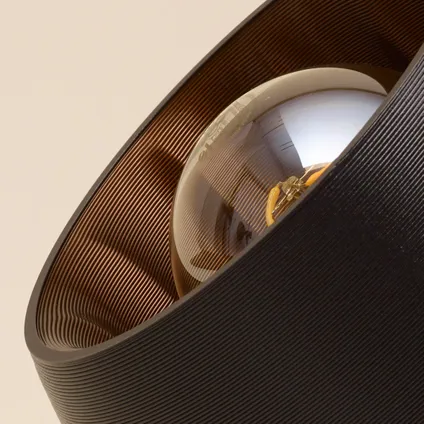 Lampe de table Philips 3D Shell One noir ⌀18,5cm E27 6