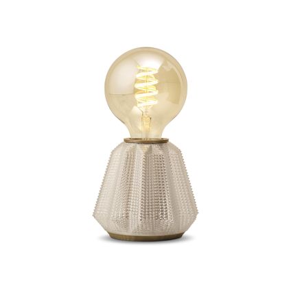 Philips tafellamp 3D Behold One Chrystal koper S ⌀13,1cm E27