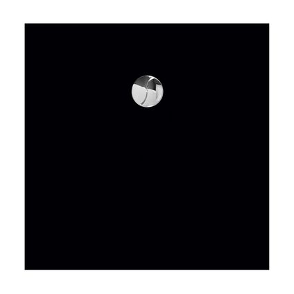 Allibert douchebak Karbon 90x80cm rechthoek zwart