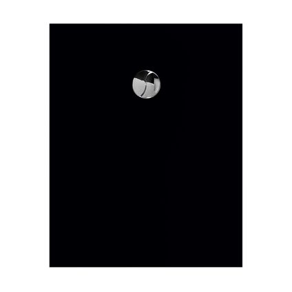 Allibert douchebak Karbon 100x80cm rechthoek zwart