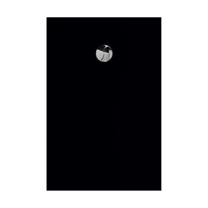 Allibert douchebak Karbon 120x80cm rechthoek zwart