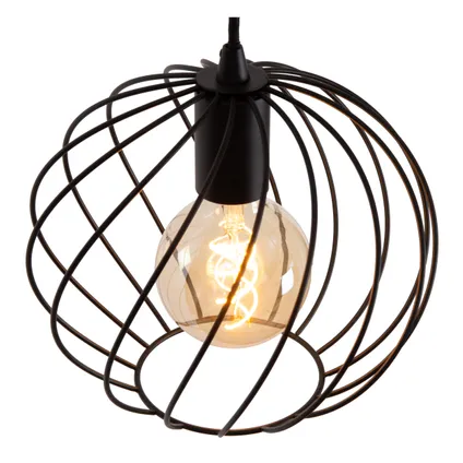 Lucide hanglamp Danza zwart ⌀50cm 3xE27 4