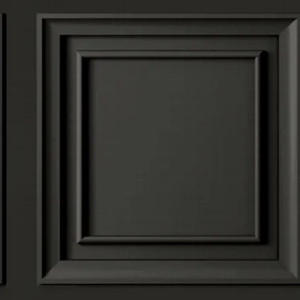 Sublime vliesbehang Panel zwart 2