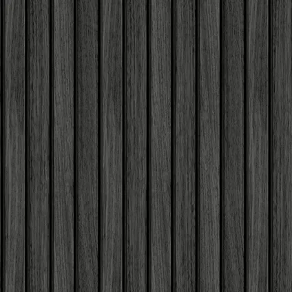 Easydécor vliesbehang Wood strokes grijs 2