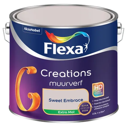 Flexa Creation extra mat Sweet Embrace muurverf 2,5L 7