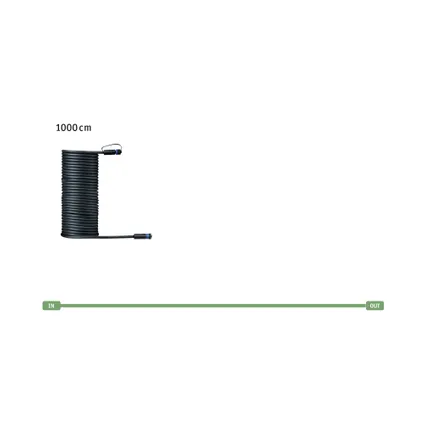 Paulmann Outdoor Plug & Shine kabel zwart 10m 10