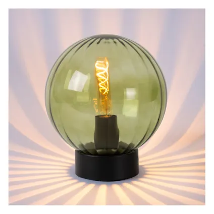 Lampe de table Lucide Monsaraz vert ⌀25cm E27 4