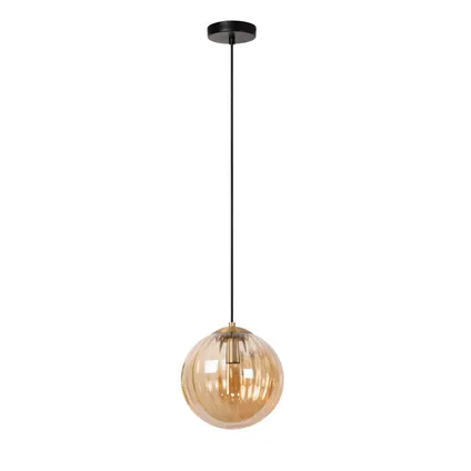 Lucide hanglamp Monsaraz amber ⌀25cm E27 2