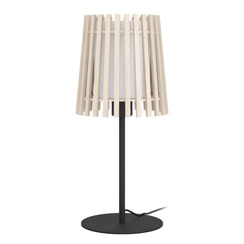 Lampe de table EGLO bois ⌀20cm E27