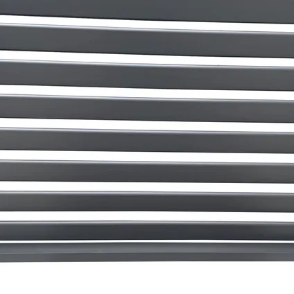 Naterial lamellenwand voor pergola Modus Store aluminium antraciet 113cm 5