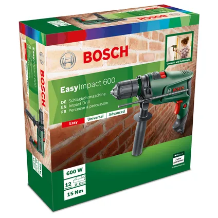 Perceuse à percussion Bosch EasyImpact 600 600W 2