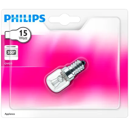 Philips gloeilamp voor oven 15W E14 10