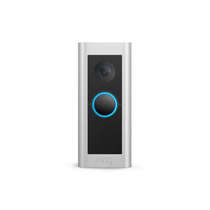 Ring video deurbel Pro 2 - plug-in - 1536p HD-video - zilver