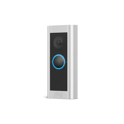 Ring video deurbel - Wired Video Doorbell Pro - plug-in - 1536p HD-video - zilver 9