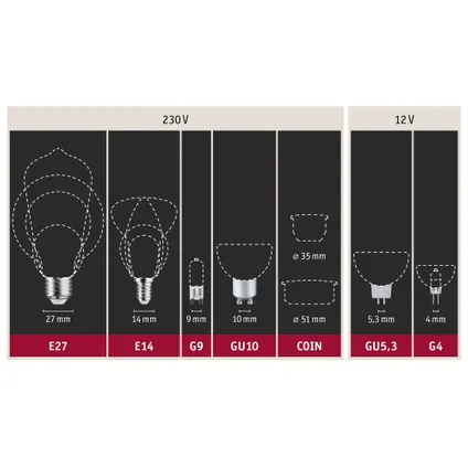 Paulmann ledfilamentlamp insectvriendelijk E27 4,3W 7