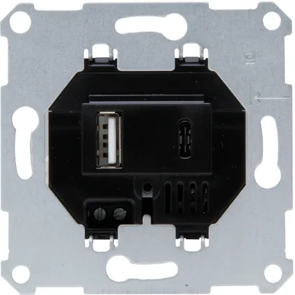 Kopp stopcontact TecnikCenter USB-oplader A + C dubbel 2x1.500mA 5