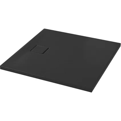 Receveur de douche Tako 90x90x4cm noir mat acrylique