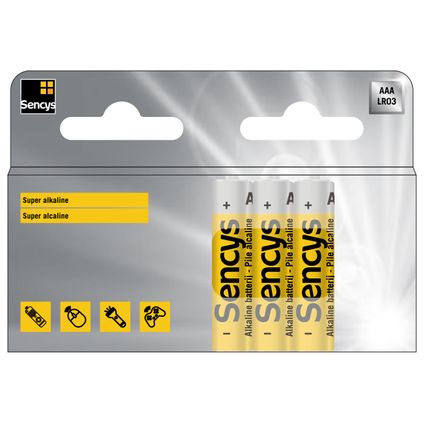 Super alcaline Sencys AAA / LR03