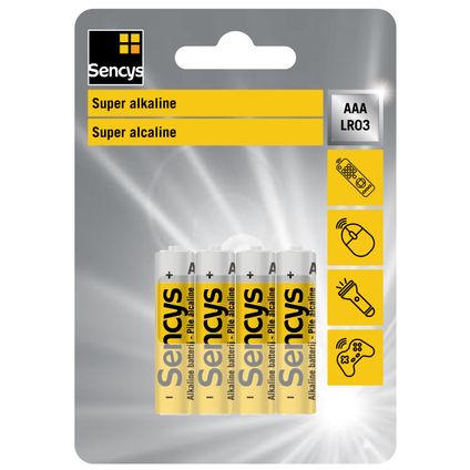 Super alcaline Sencys AAA / LR03