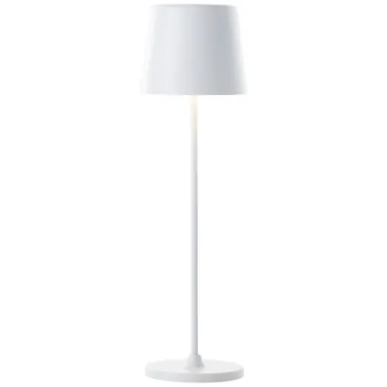 Lampe de table Brilliant Kaami blanc ⌀10cm 2W USB 5