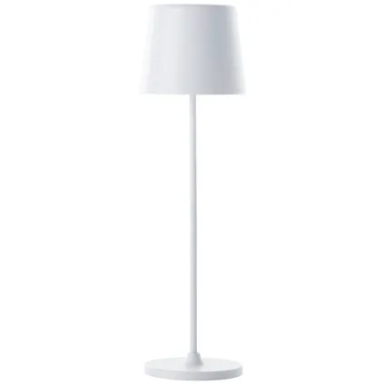 Lampe de table Brilliant Kaami blanc ⌀10cm 2W USB 6