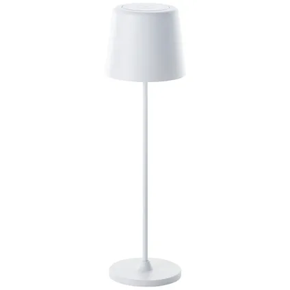 Lampe de table Brilliant Kaami blanc ⌀10cm 2W USB 8
