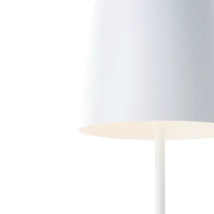 Lampe de table Brilliant Kaami blanc ⌀10cm 2W USB 12