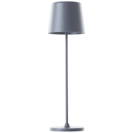Lampe de table Brilliant Kaami gris ⌀10cm 2W USB 4