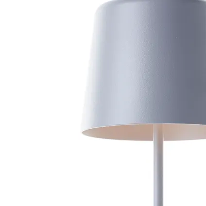 Lampe de table Brilliant Kaami gris ⌀10cm 2W USB 12