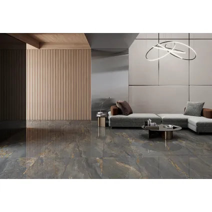 Wand- en vloertegel African - Keramiek - Goud - 60x120cm - Pakketinhoud 1,44m² 2