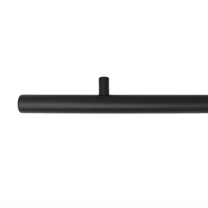 Main courante design noire - 350 cm avec 4 supports 3