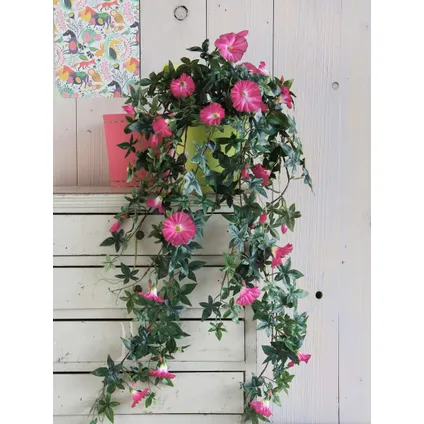 Plante artificielle Mica Decorations Petunia - 50x45x25 cm - Rose 2