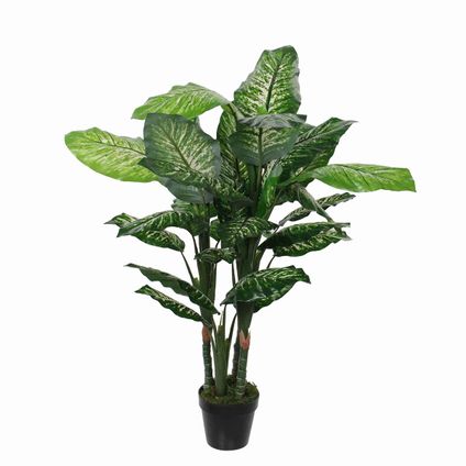 Plante artificielle Mica Decorations Dieffenbachia - 60x60x120 cm - Vert