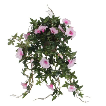 Mica Decorations Petunia Kunstplant - 50x45x25 cm - Polyester - Roze