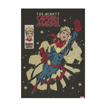 Disney | Marvel Comics | The Mighty Captain Marvel - Canvas - 70x50 cm