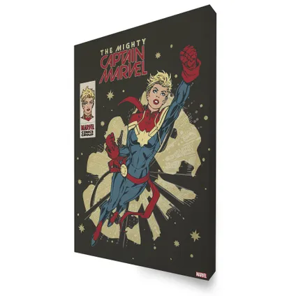 Disney | Marvel Comics | The Mighty Captain Marvel - Canvas - 70x50 cm 3