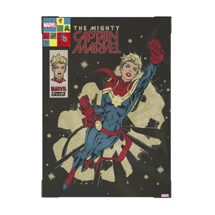 Disney | Marvel Comics | The Mighty Captain Marvel - Canvas - 70x50 cm 5