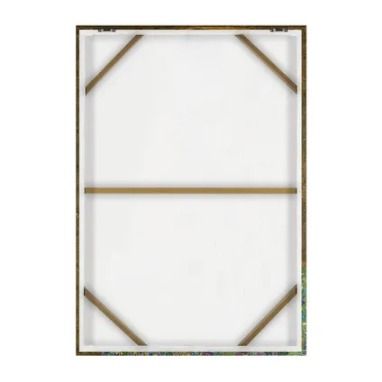 Canvas met MDF frame | De Kus | Gustav Klimt | Art Nouveau | 100x70 cm 5