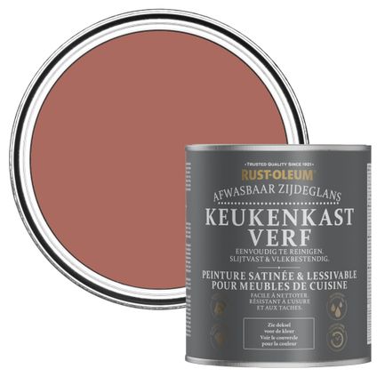 Rust-Oleum Peinture pour Meubles de Cuisine, Satin - Saumon 750ml