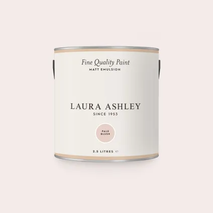 Laura Ashley | Muurverf Mat - Pale Blush - Roze - 2,5L 5