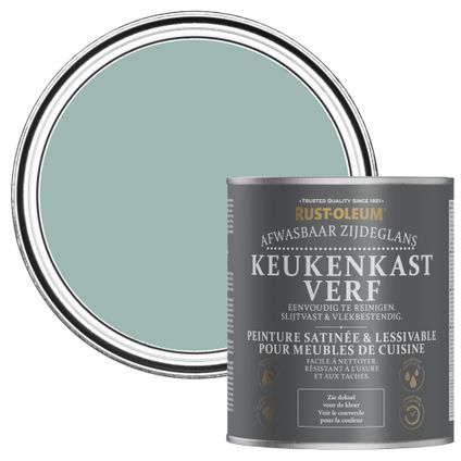 Rust-Oleum Peinture pour Meubles de Cuisine, Satin - Bleu Littoral 750ml