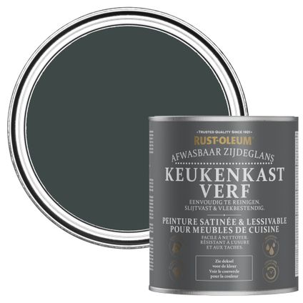 Rust-Oleum Peinture pour Meubles de Cuisine, Satin - Sable Noir 750ml