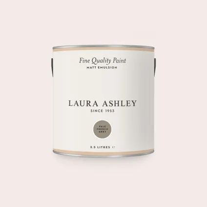 Laura Ashley | Muurverf Mat - Pale French Grey - Grijs - 2,5L 5