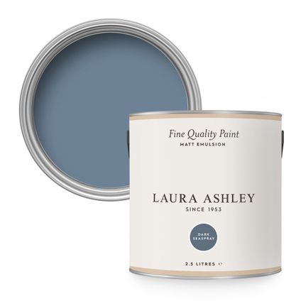 Laura Ashley | Muurverf Mat - Dark Seaspray - Blauw - 2,5L
